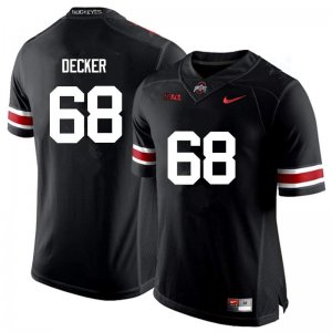 NCAA Ohio State Buckeyes Men's #68 Taylor Decker Black Nike Football College Jersey AGZ3145ZT